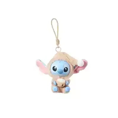 Blind Box-Stitch Eat Something Before Sleep Series Blind Box Plush Vinyl Toys Cute Doll Replica Mystery Box Bag Pendant Decor Gift