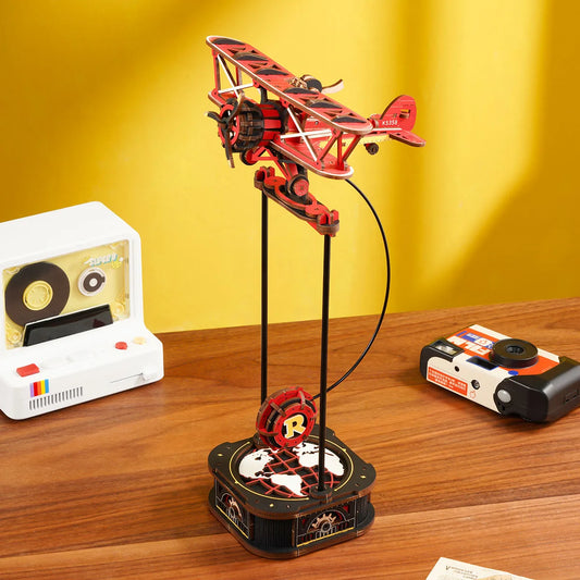 Rokr [Sky Captain] DIY Pendulum for Desk Decoration Gifts for Kids Colleague Creative Building Blocks