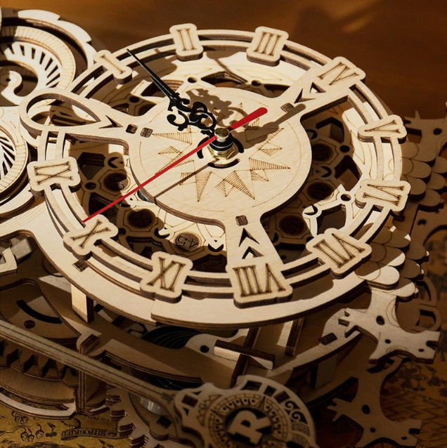 Rokr [Owl Clock] Mechanical 3D Wooden Puzzle