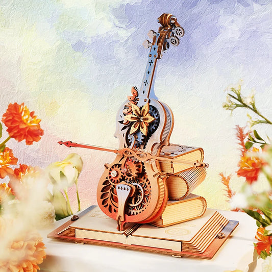 Rokr [Symphony of Gorgeous Dreams] Mechanical Music Box Pre-colored Design Gift for Family Kids BuildToy
