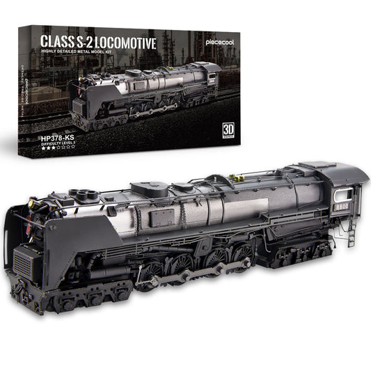 [Steam Train] Metal Model Kits DIY 3D Model Adult Puzzle Educational Model