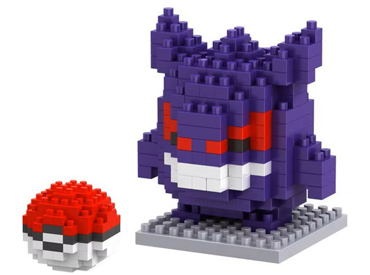 Pokémon [Gengar] Mini Building Blocks Model | DIY Plastic Brick Puzzle Model Toy