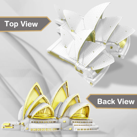 [Sydney Opera House ] Metal Model Kits DIY 3D Model Adult Puzzle Educational Model