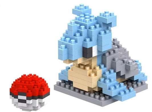 Pokémon [Lapras] Mini Building Blocks Model | DIY Plastic Brick Puzzle Model Toy