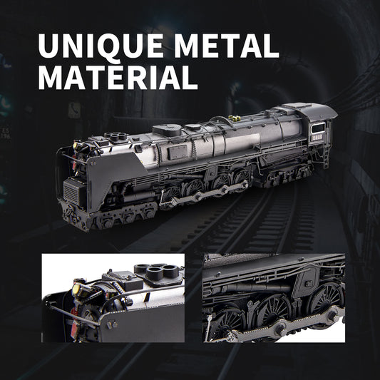[Steam Train] Metal Model Kits DIY 3D Model Adult Puzzle Educational Model