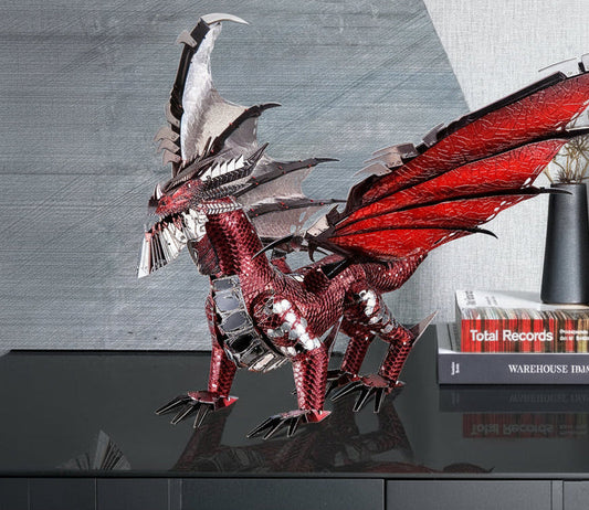 [The Black Dragon] Metal Model Kits DIY 3D Model Adult Puzzle Educational Model