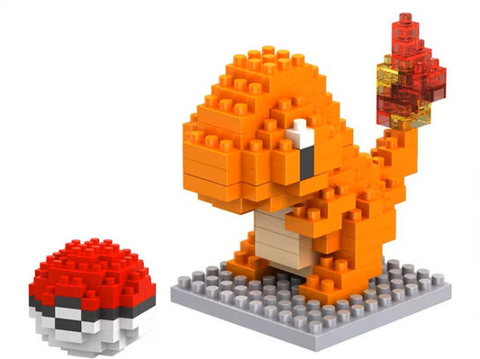 Pokémon [Charmander] Mini Building Blocks Model | DIY Plastic Brick Puzzle Model Toy