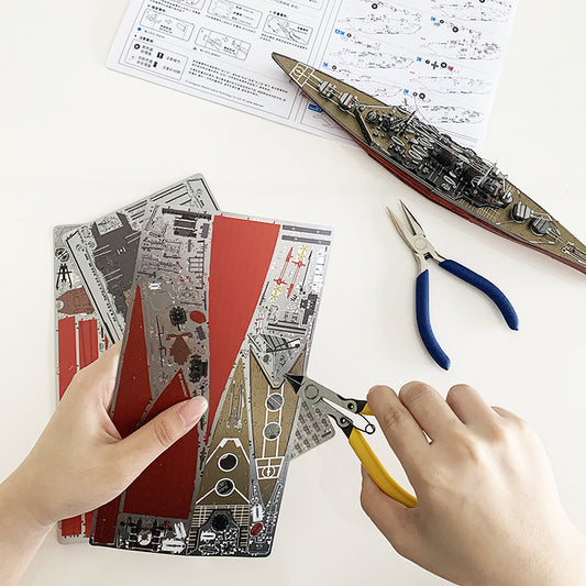 [HMS Hood] Metal Model Kits Birthday Gift Adult Puzzle Educational Model