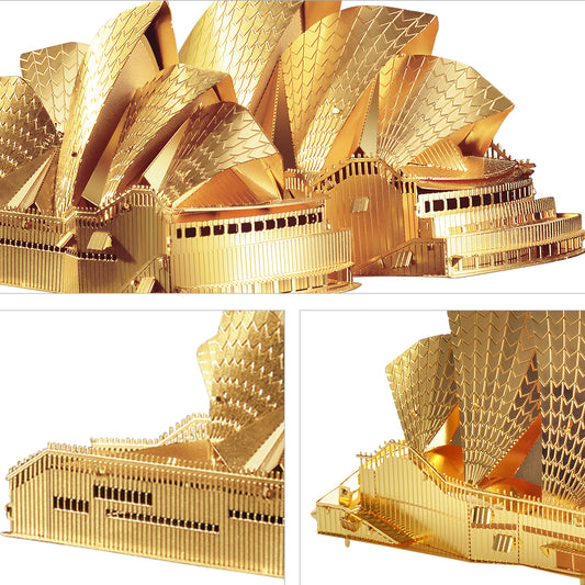[Sydney Golden Opera House ] Metal Model Kits DIY 3D Model Adult Puzzle Educational Model