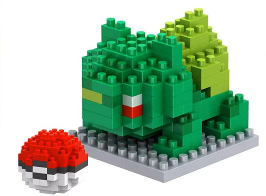 Pokémon [Bulbasaur] Mini Building Blocks Model | DIY Plastic Brick Puzzle Model Toy