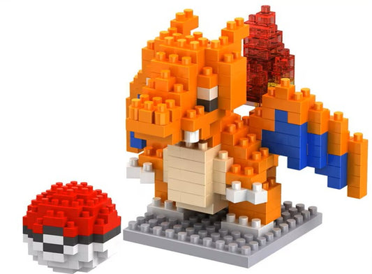 Pokémon [Charizard] Mini Building Blocks Model | DIY Plastic Brick Puzzle Model Toy