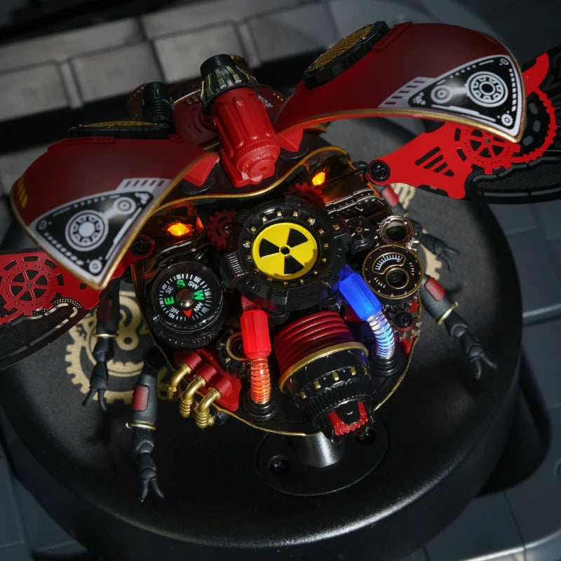 Rokr [Scout Beetle] Metal Punk Style 3D Puzzle Gift for Boys Adults Easy Assembly Mechanical Design DIY Toys