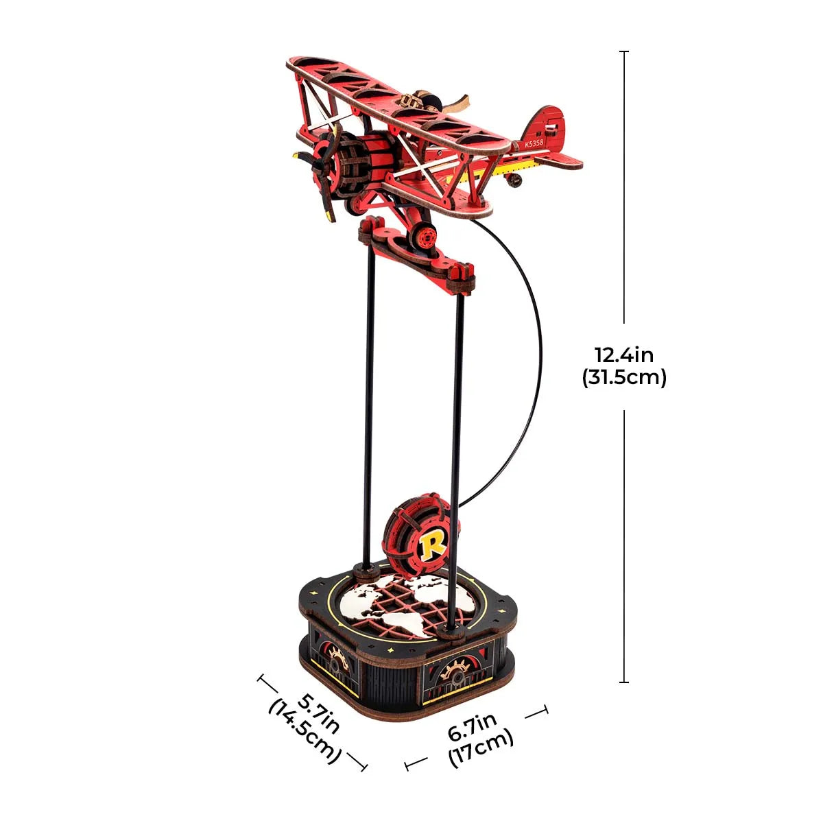 Rokr [Sky Captain] DIY Pendulum for Desk Decoration Gifts for Kids Colleague Creative Building Blocks