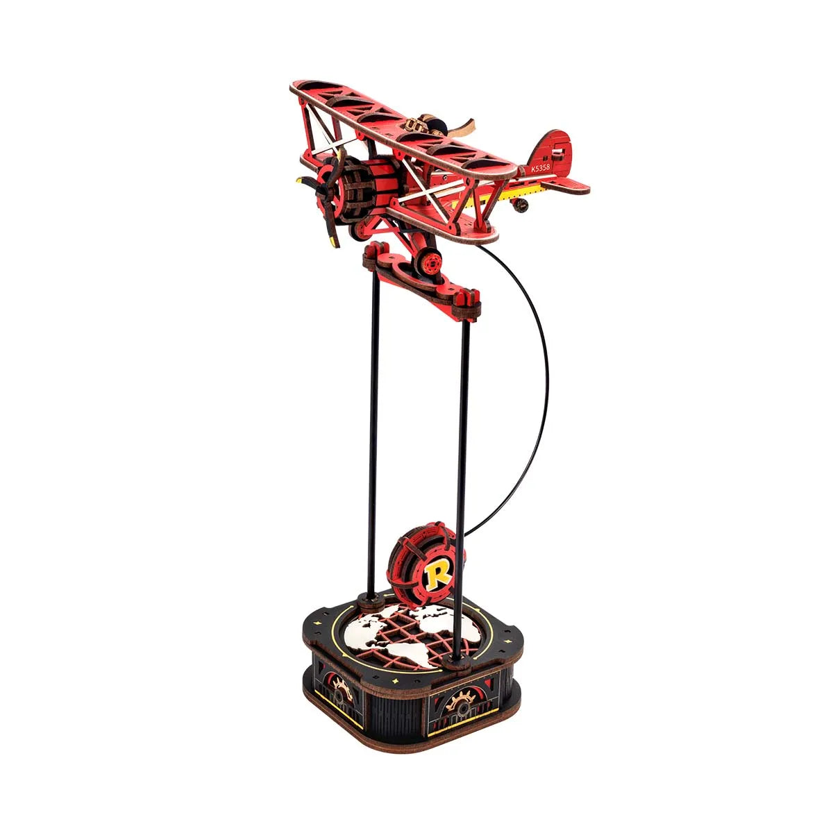 Rokr [Sky Captain] DIY Pendulum for Desk Decoration Gifts for Kids Colleague Creative Building Blocks