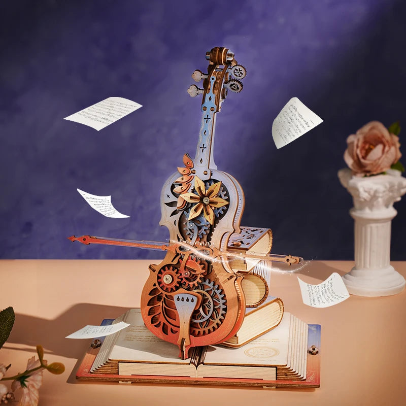 Rokr [Symphony of Gorgeous Dreams] Mechanical Music Box Pre-colored Design Gift for Family Kids BuildToy