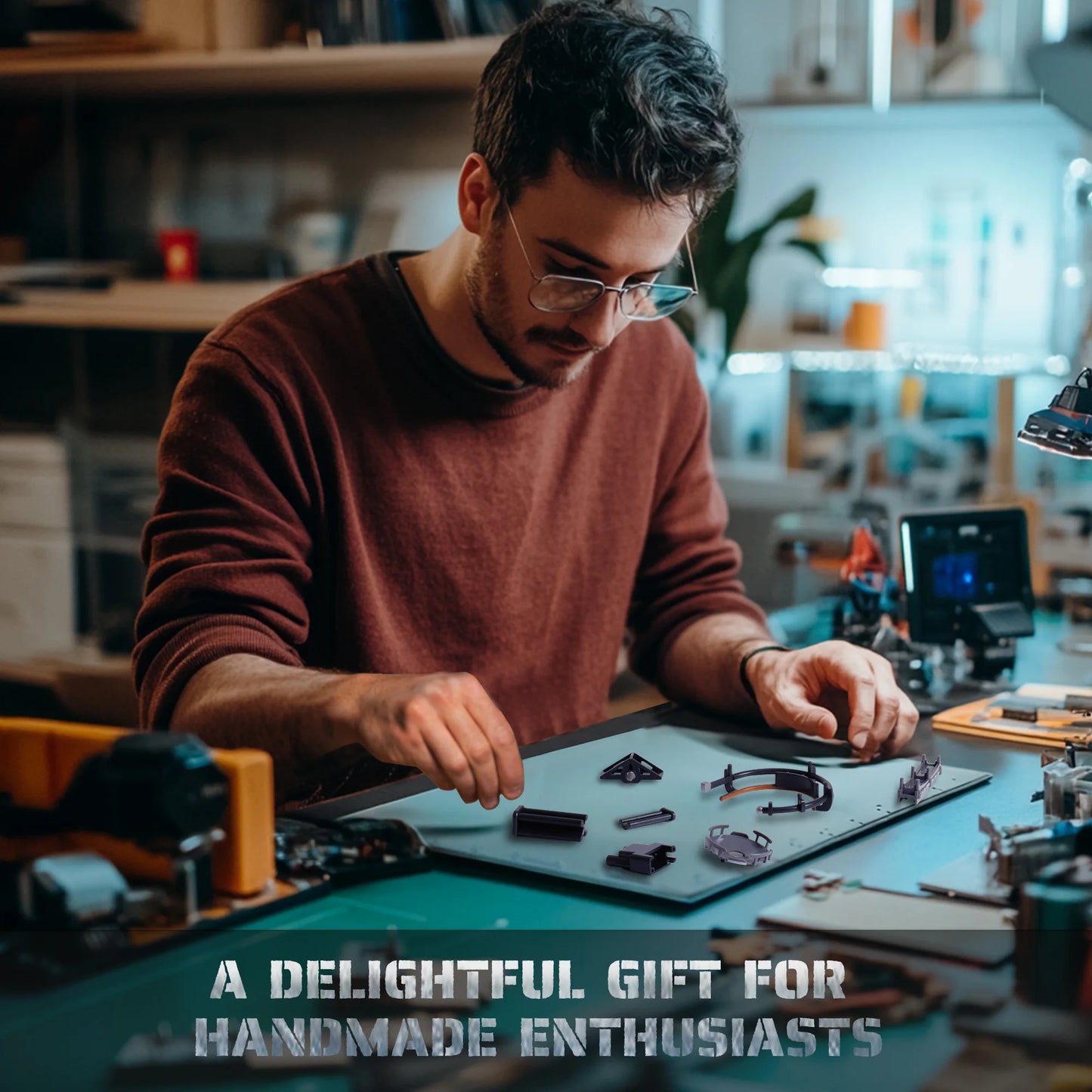 Rokr [The Last City] -Futuristic Marble Run Cyberpunk Gift for Men 3D Puzzle Model Gaming Decoration Automatic